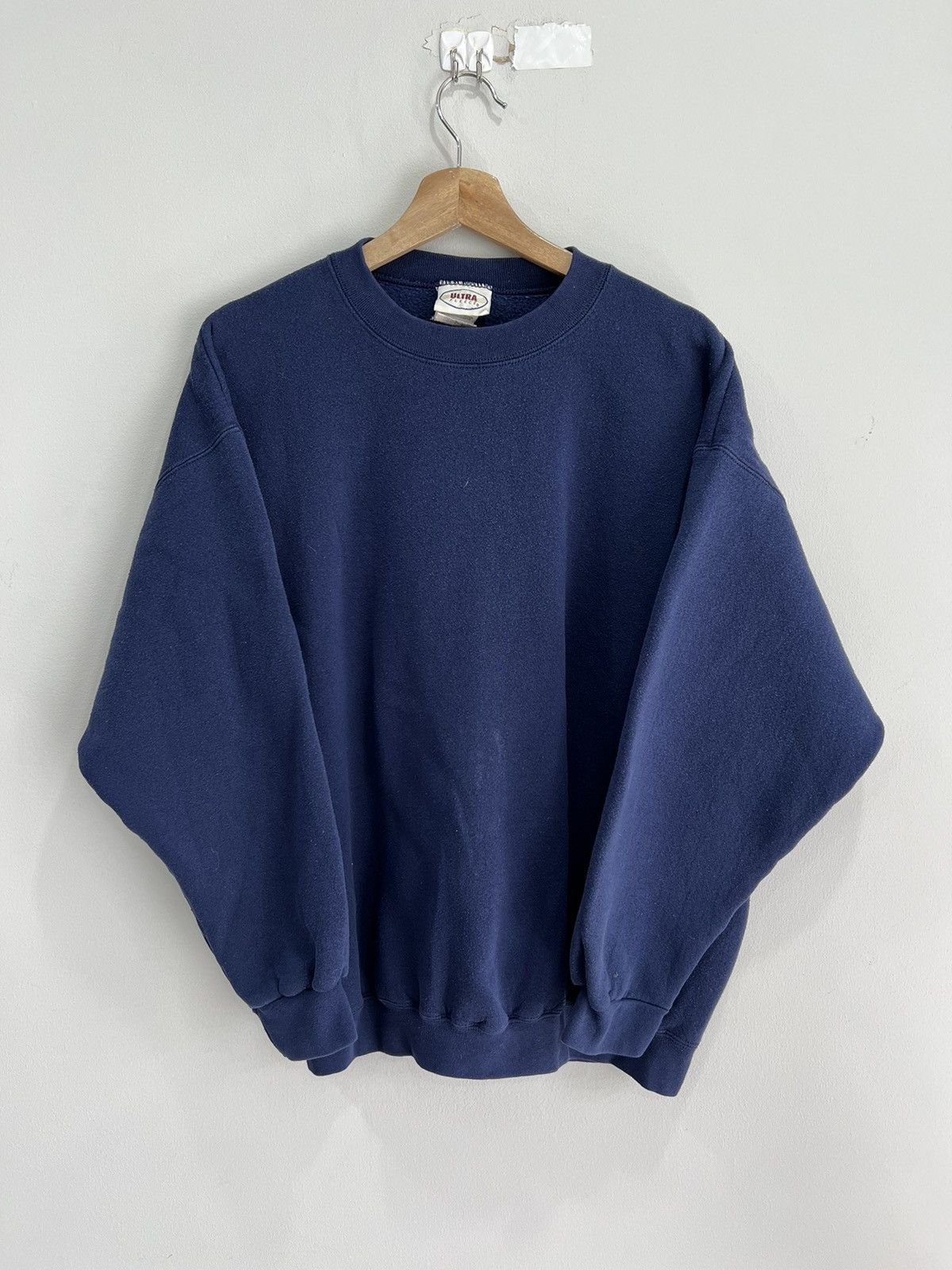 Vintage Sun Faded Sweater Sweatshirt Blank Navy T-Shirts, Hoodie | FlexRushtees.com