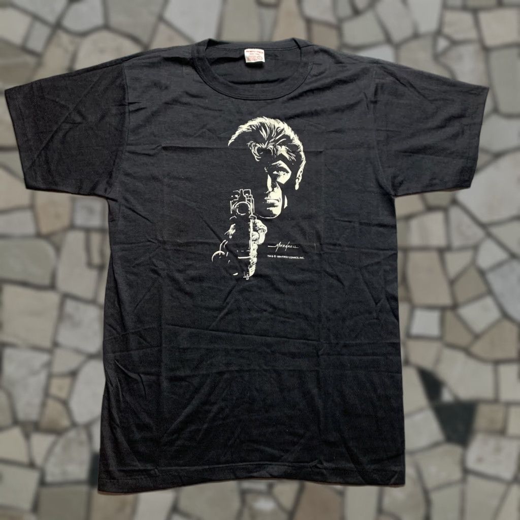 Vintage Jon Sable Freelance First Comics T Shirt Usa 1984 Comic Mike Grell L Black Unisex Sh Hoodie, Sweatshirt