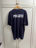 Vetements Polizei Slogan Short Sleeve In Dark Blue T-Shirts, Hoodie, Sweatshirt | FlexRushtees.com