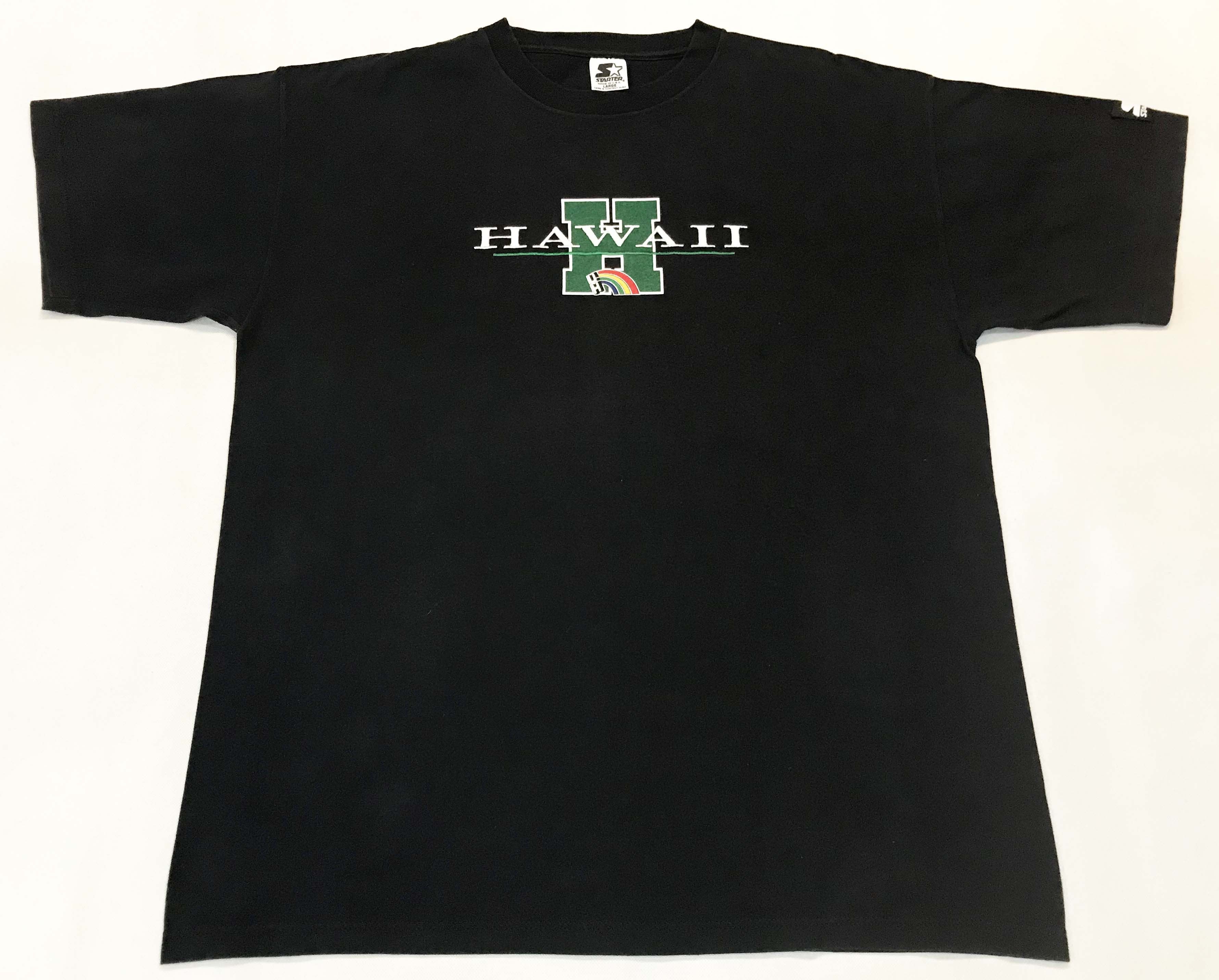 Vintage Starter Ncaa Hawaii Rainbow Warriors T Shirt