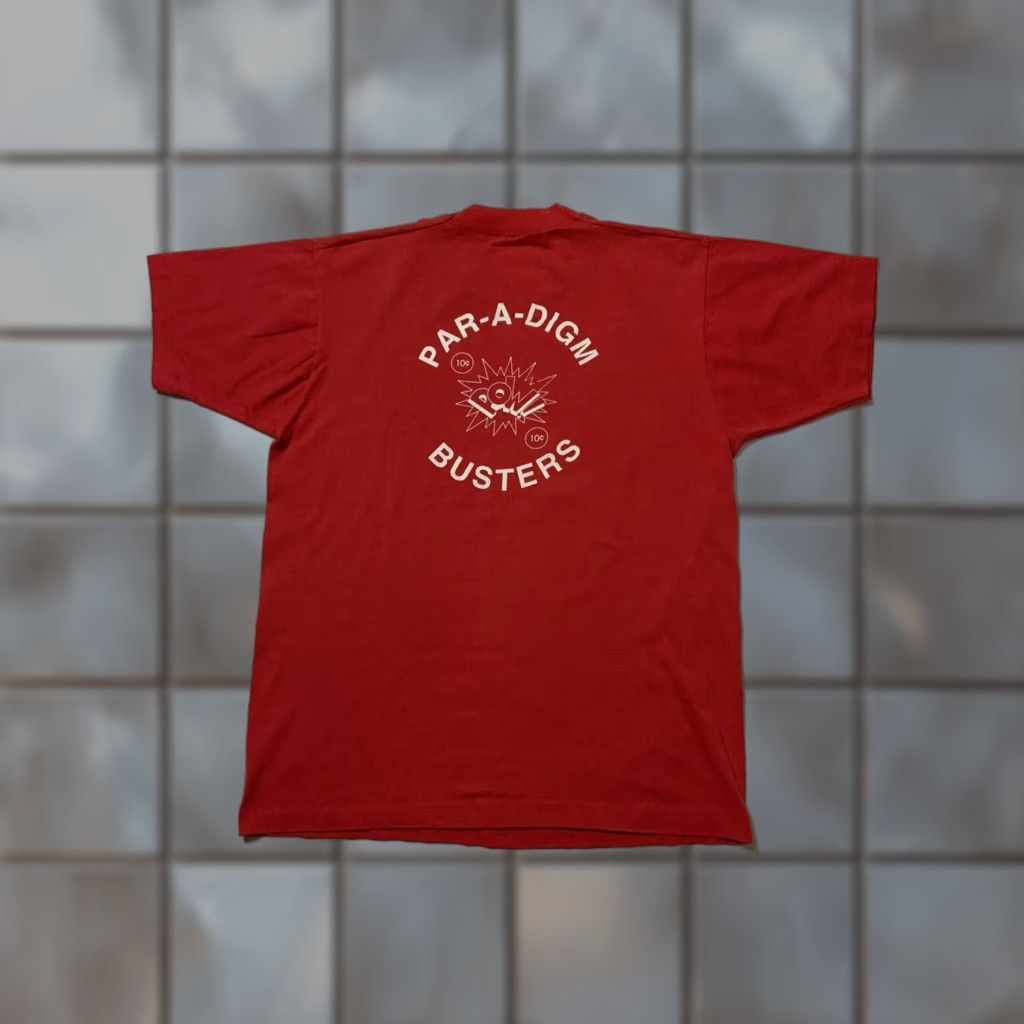 Vintage Fruit Of The Loom Paradigm Busters Pow 50 50 T Shirt Sz L Shirt Men S 80s 90s Single