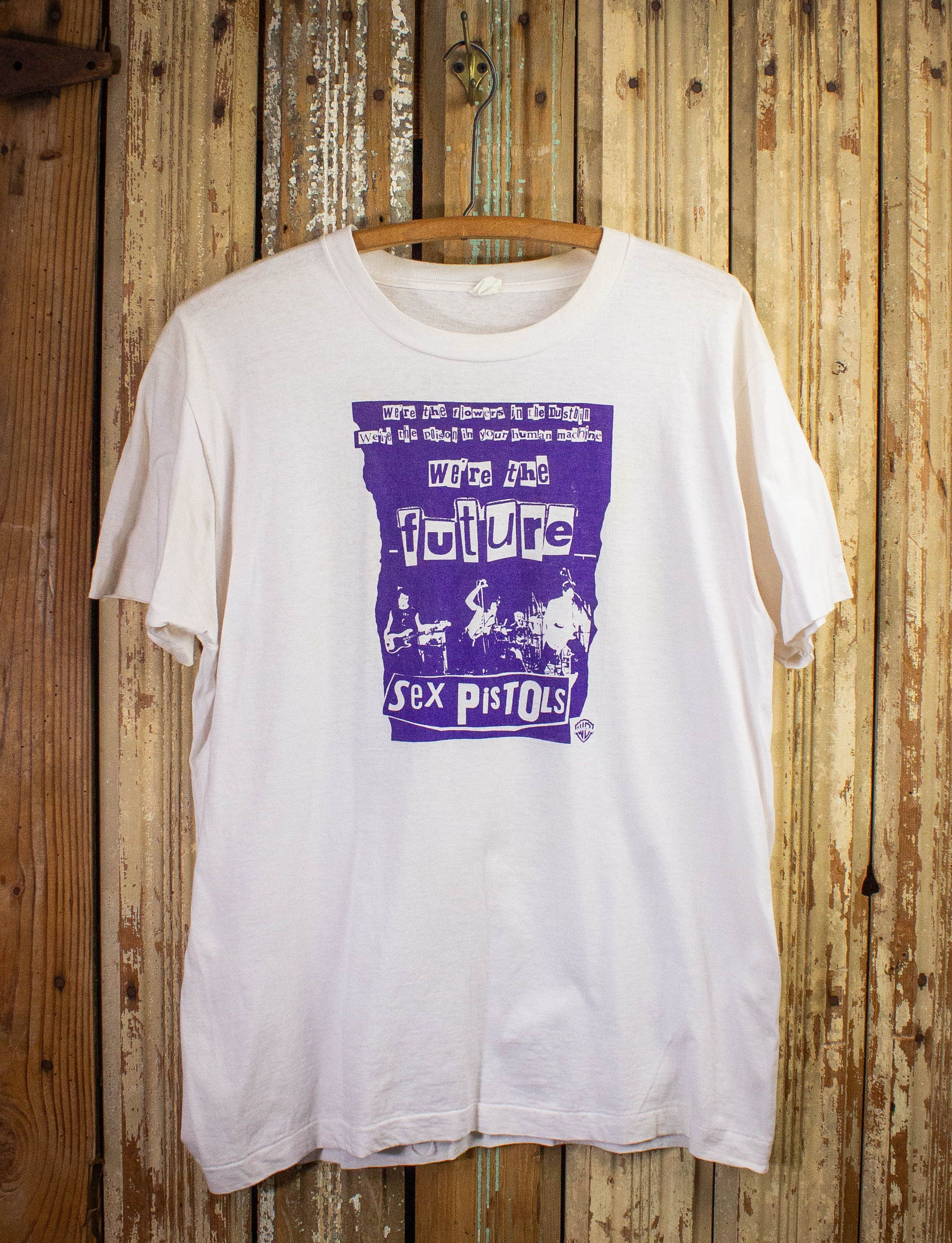 Vintage Sex Pistols We Re The Future Promo T Shirt 80s Hoodie, Sweatshirt | FlexRushtees.com