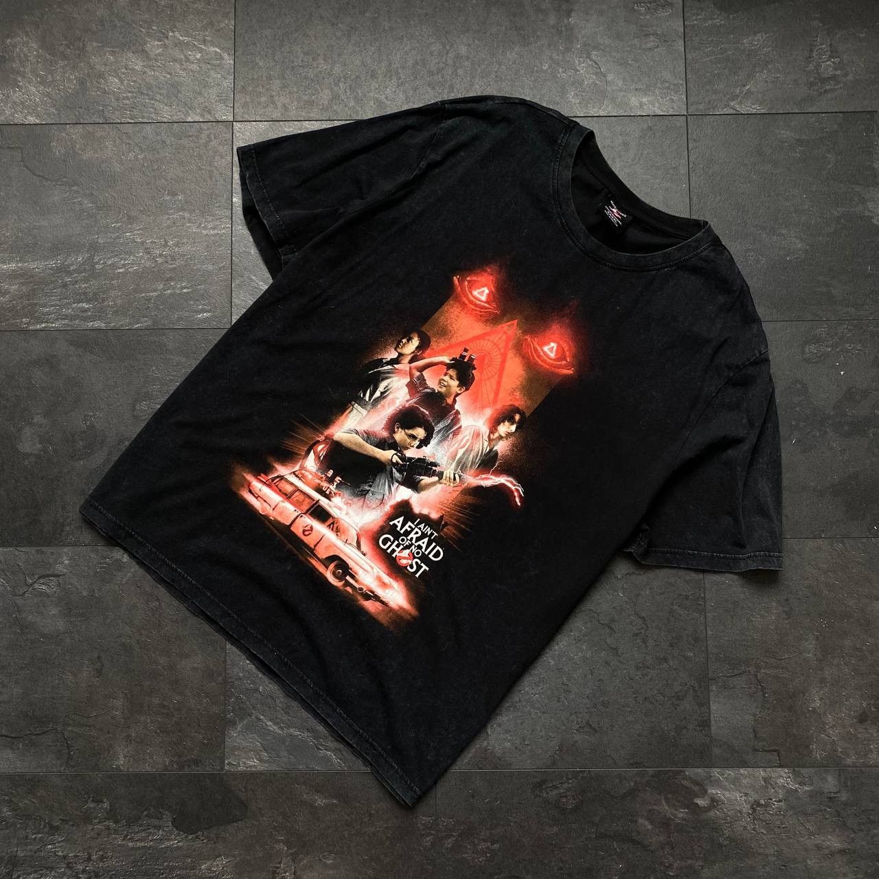 Vintage Rare Big Logo Ghostbusters Tee Shirt