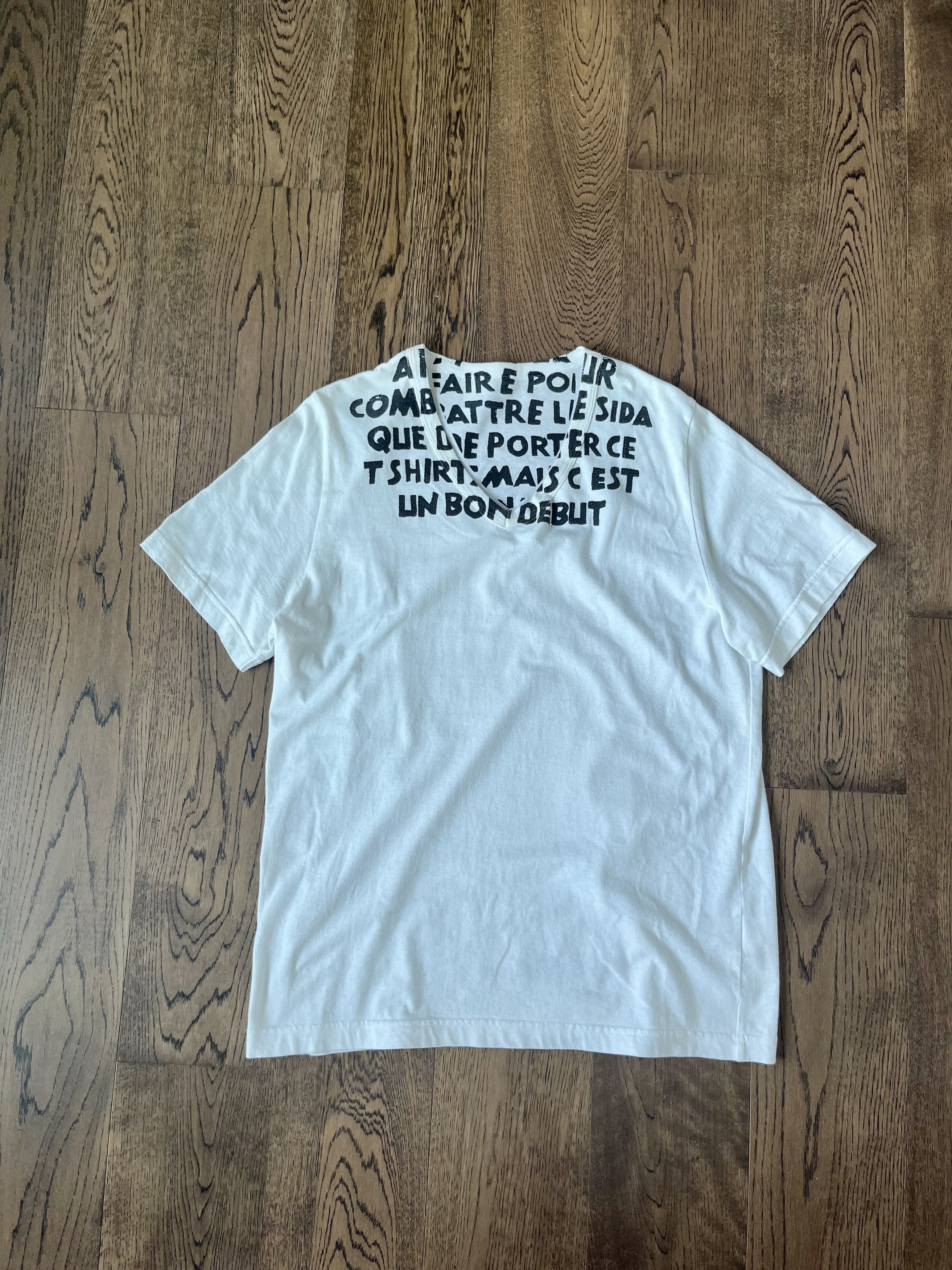 Maison Margiela Early Martin Martin Margiela French Version Aids T Shirt M Hoodie, Sweatshirt | FlexRushtees.com
