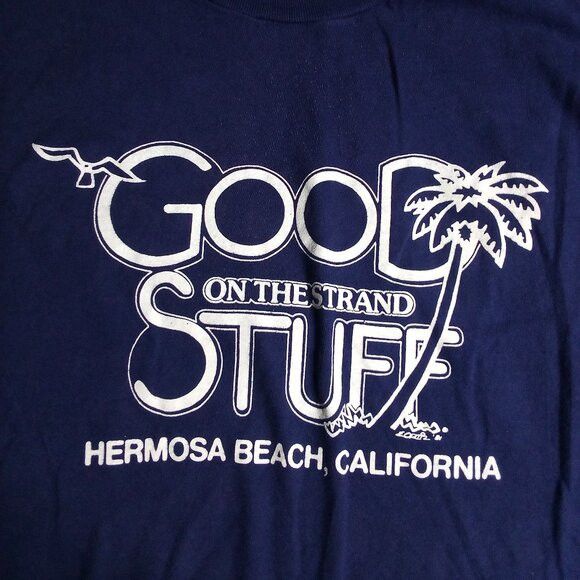 Hanes Vintage Good Stuff On The Strand Hermosa Beach T Shirt