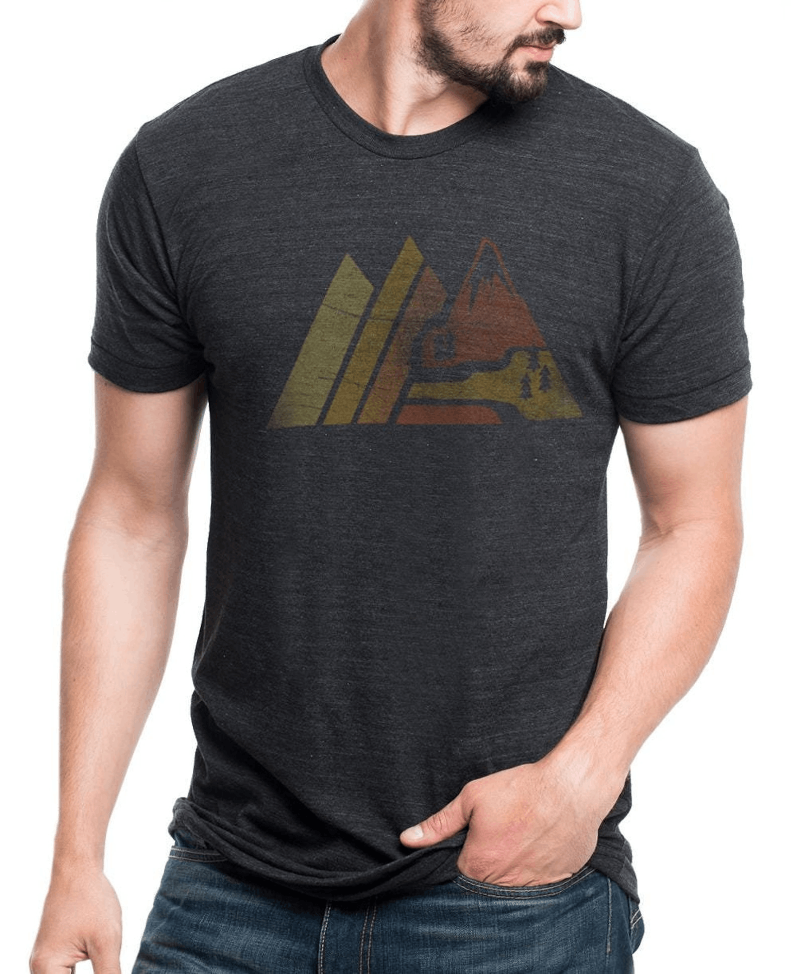 Vintage Retro Mountain Graphic Tee