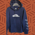 Vintage Bearcliff My Hero Academia Hoodie Mens M Blue 100 Cotton Long Sleeve Graphic New With Logo