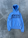 Vintage 90 S Russell Light Blue Pullover Hoodie