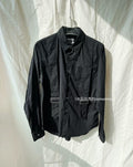 Des Garcons Comme Des Garcons Long Sleeve Blouse With Metal Buckle Str