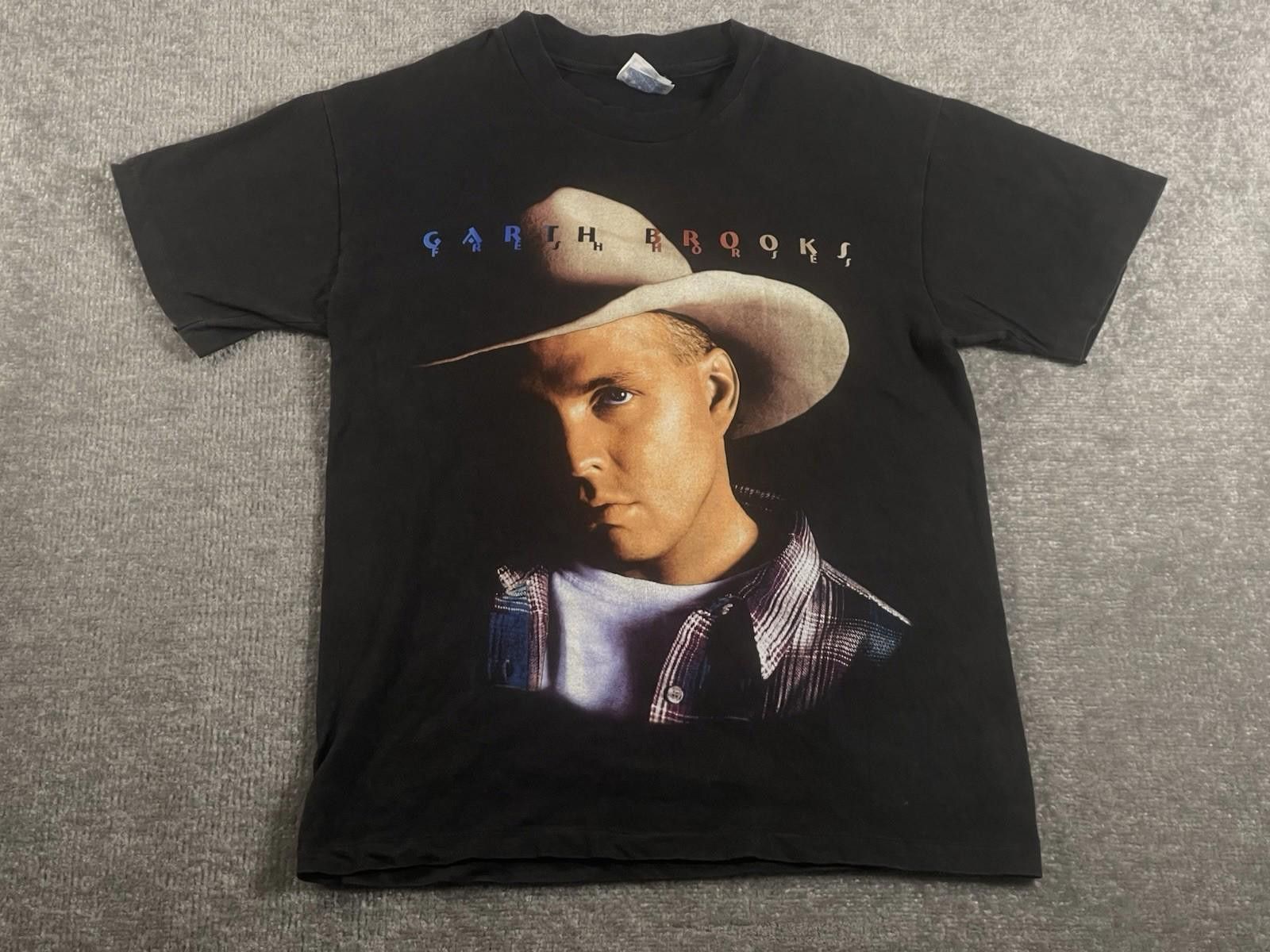 Hanes Vintage 90s Garth Brooks Country Cowboys Handles Faded Shirt