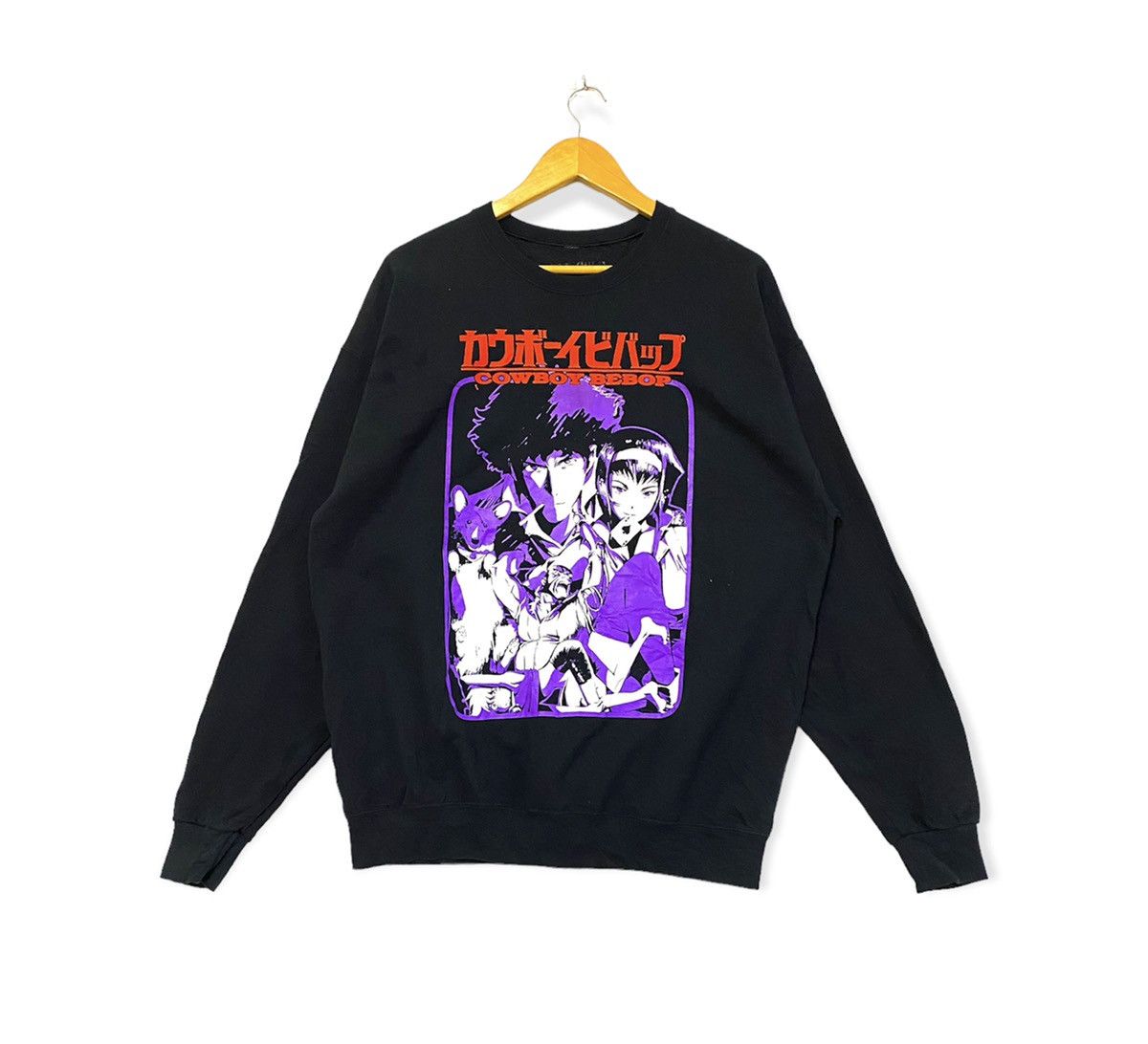 Vintage Cowboy Bebop Big Image Anime Manga Artwork Promo Sweatshirts