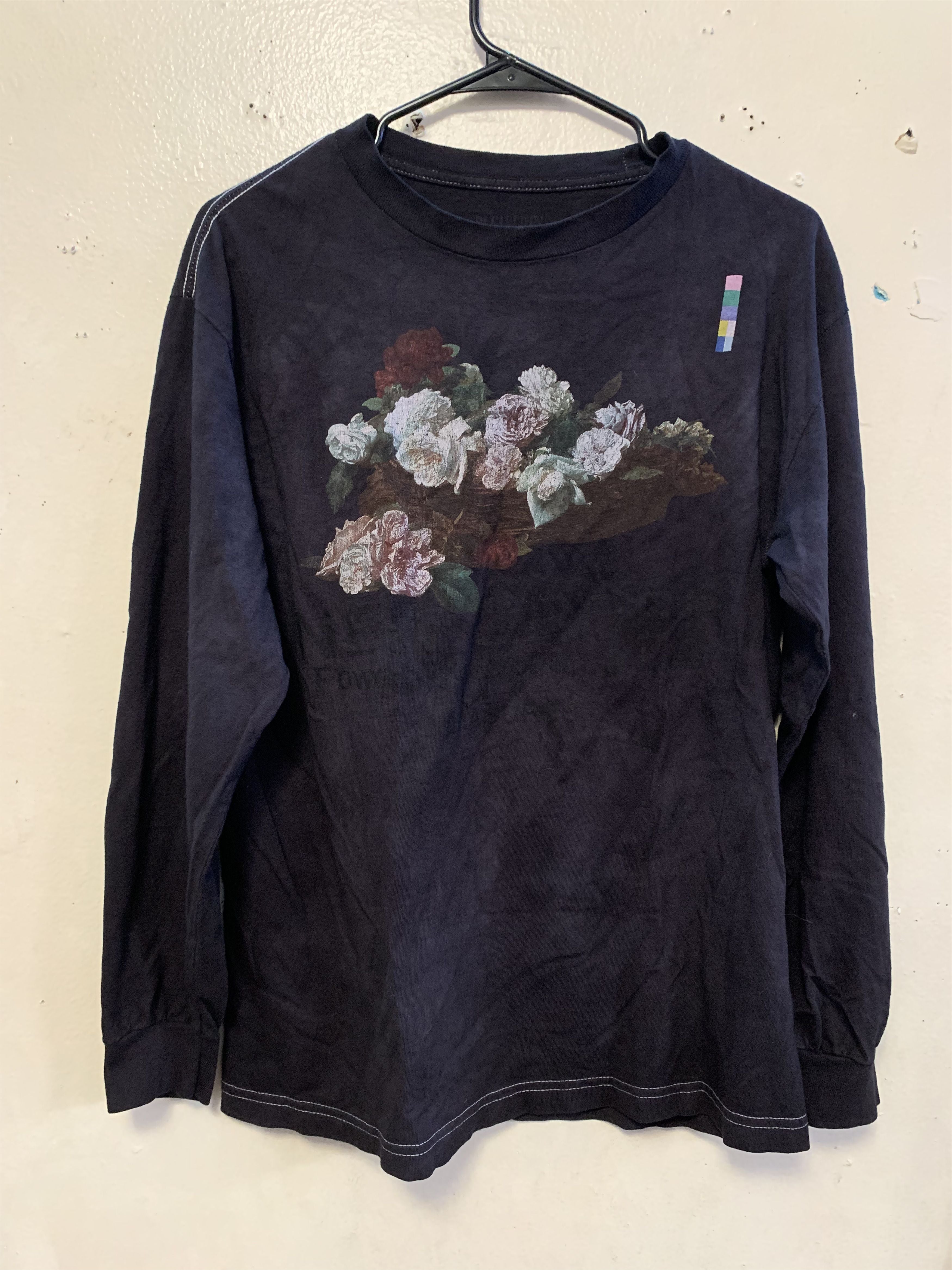 Pleasures New Order Pcl Flowers Ls Tee Drkprpl Gntly Wrn Hoodie, Sweatshirt | AU16VibeMintTees.com
