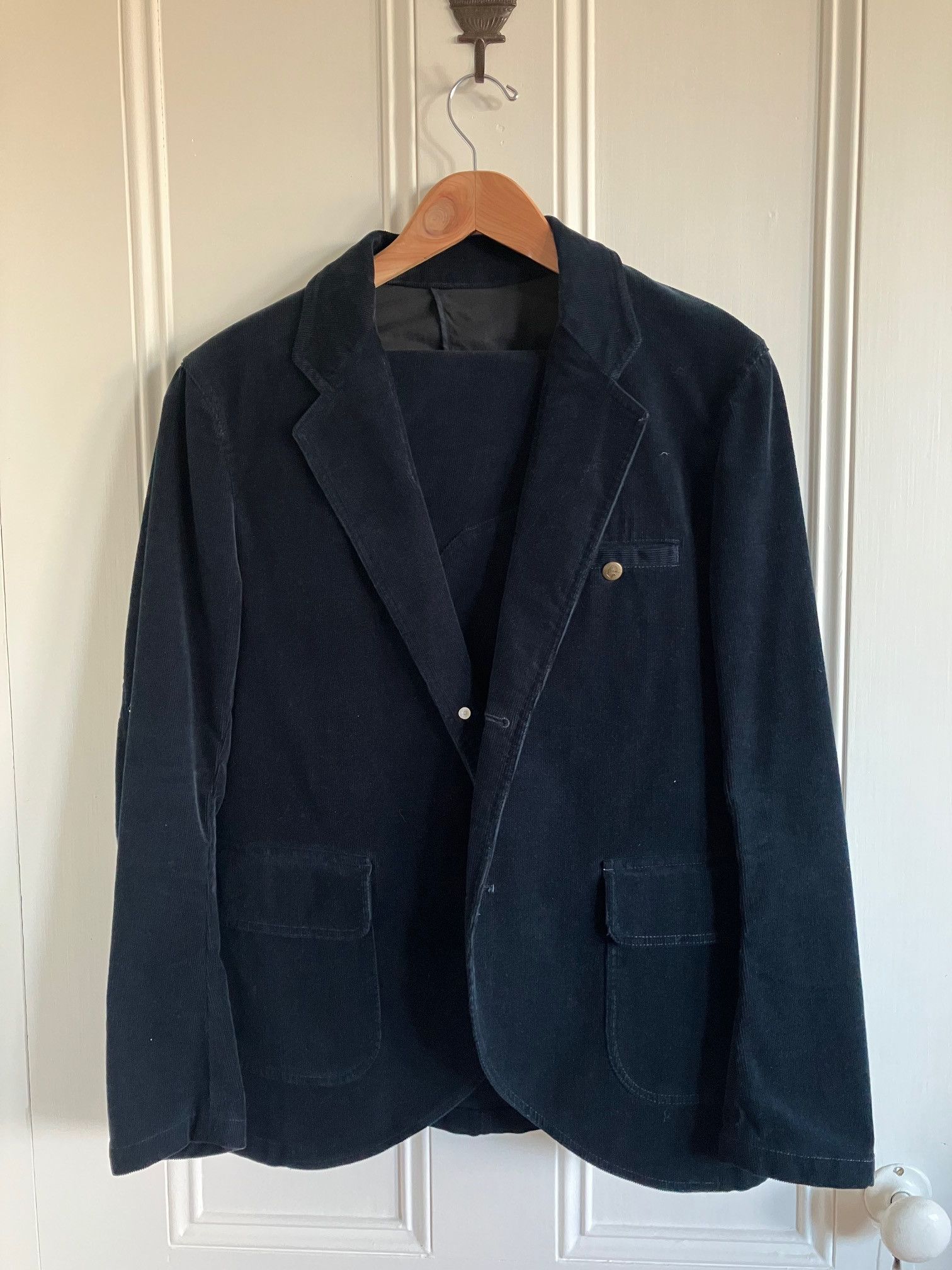 Davis Ben Davis Japan Project Line Navy Corduroy Suit Rare