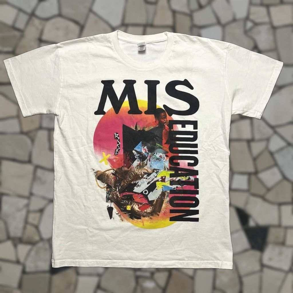 Vintage Lauryn Hill Miseducation Fugees T Shirt L White Unisex Hip Hop 90s Rap Shirt Hoodie, Sweatshirt | FlexRushtees.com
