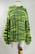 Ganni Green Wool Sweater