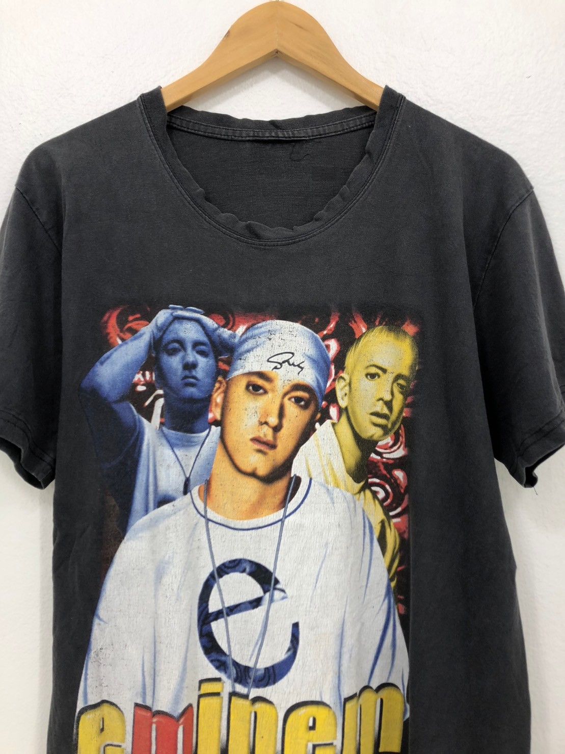 Rap Tees X Vintage Vintage Eminem Slim Shady Shirt Bn Hoodie, Sweatshirt | FlexRushtees.com