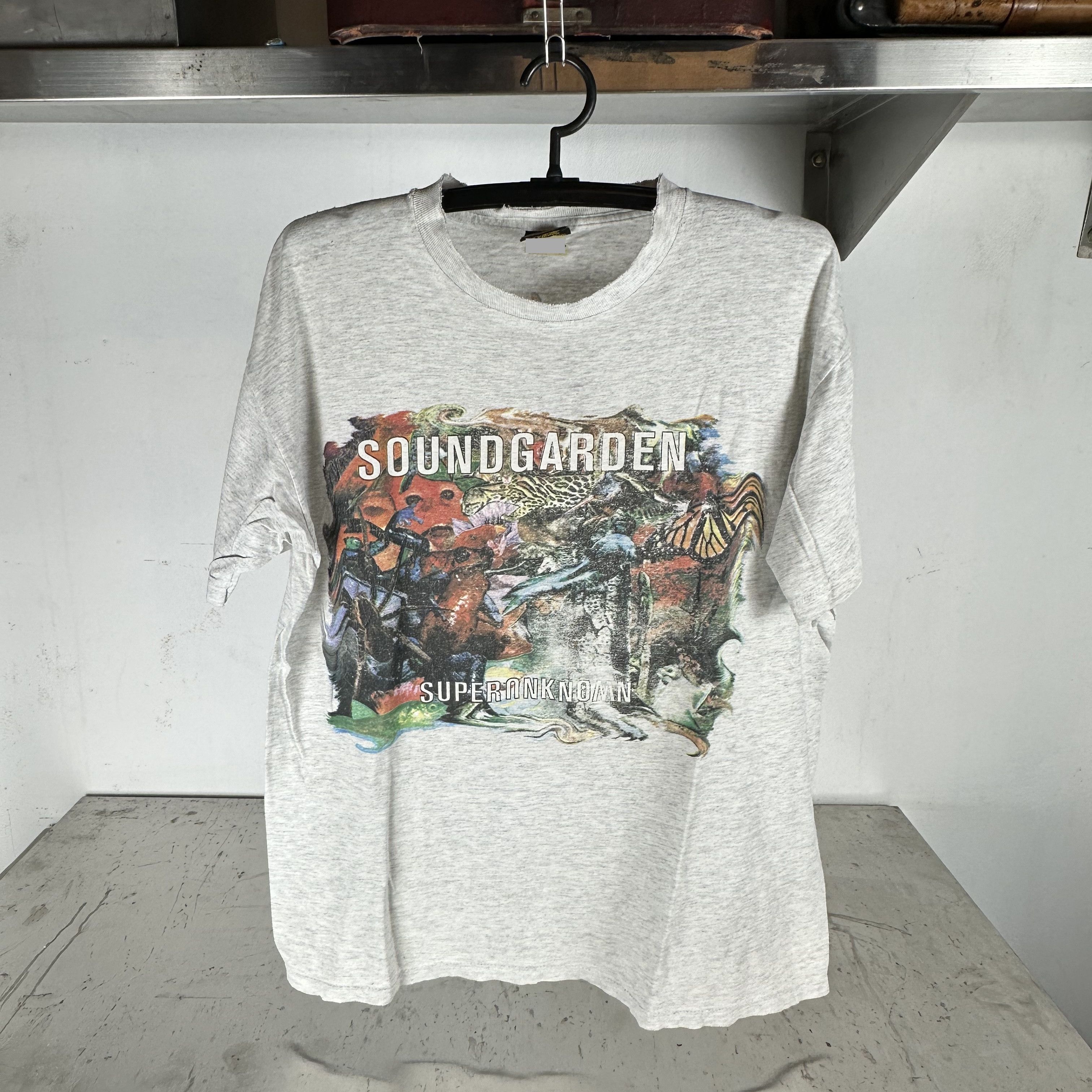 Vintage 90s Soundgarden Superunknown Rock Band Graphic T Shirt Hoodie, Sweatshirt | FlexRushtees.com