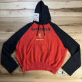 Vetements X Champion Antwerp Reverse Weave Hoodie Black Red T-Shirts, Sweatshirt | FlexRushtees.com