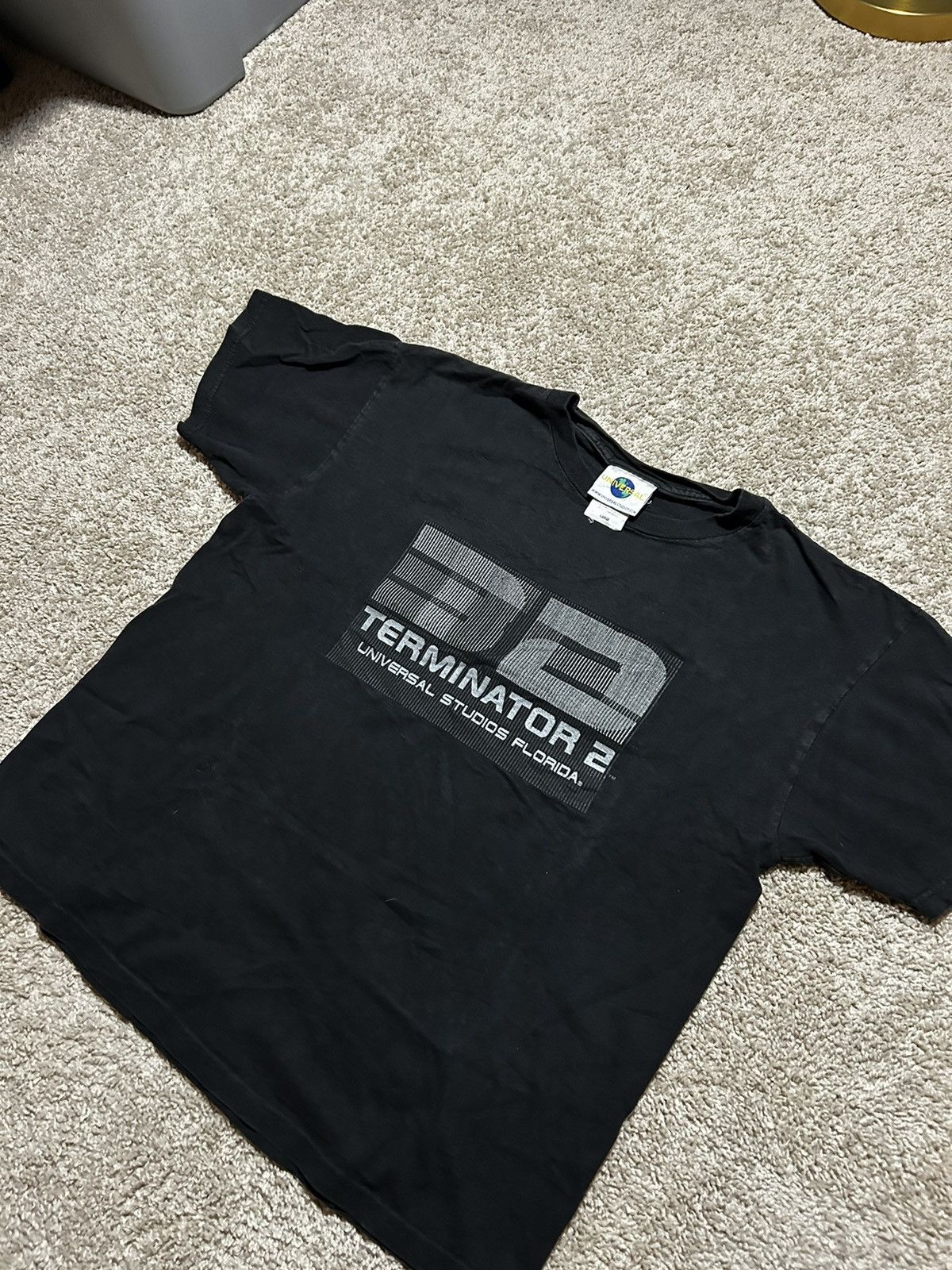 Universal Studios Vintage 90s Terminator 2 3d Universal Studios Tee