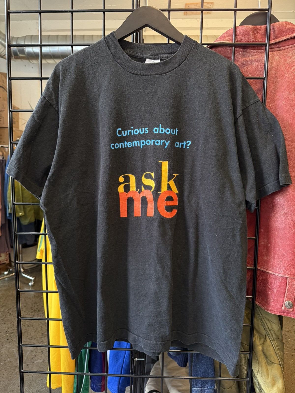 Vintage Curious About Contemporary Art Tee Hoodie, Sweatshirt | FlexRushtees.com