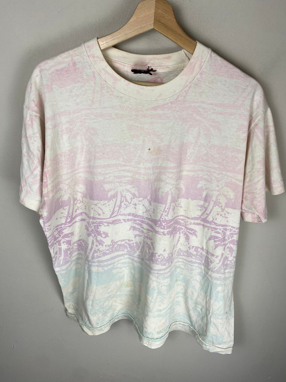 Vintage Tropical Pastel Print