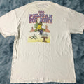 Vintage Pelican Hoe Down Distress Shirt L White Western Cowboy Funny Rockabilly Grunge 90s U