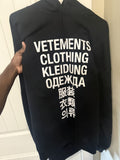 Vetements Translation Hoodie T-Shirts, Sweatshirt | FlexRushtees.com