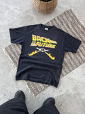 Band Tees 00s Vintage Back To The Future Faded Black Movie Tshirt Y2k