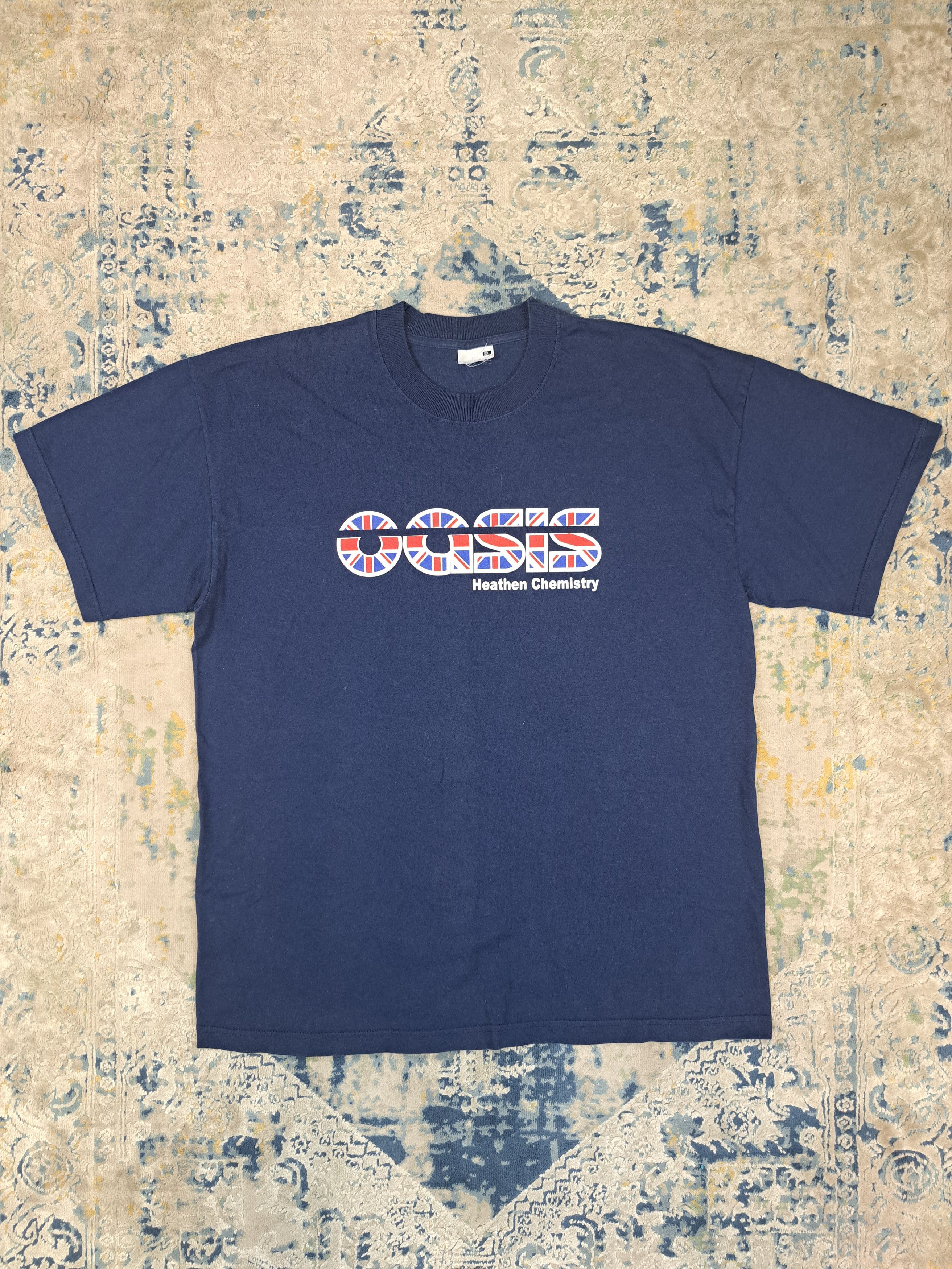 Band Tees Vintage 2002 Oasis Heaten Chemistry Euro Tour Tee Hoodie, Sweatshirt | FlexRushtees.com