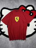 Y2k Vintage Racing Ferrari F1 1999 Big Logo Oversized Tee Hoodie, Sweatshirt | FlexRushtees.com