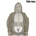 Net Ne Net Grey Skeleton Bear Ear Hoodie T-Shirts, Sweatshirt | AU16VibeMintTees.com