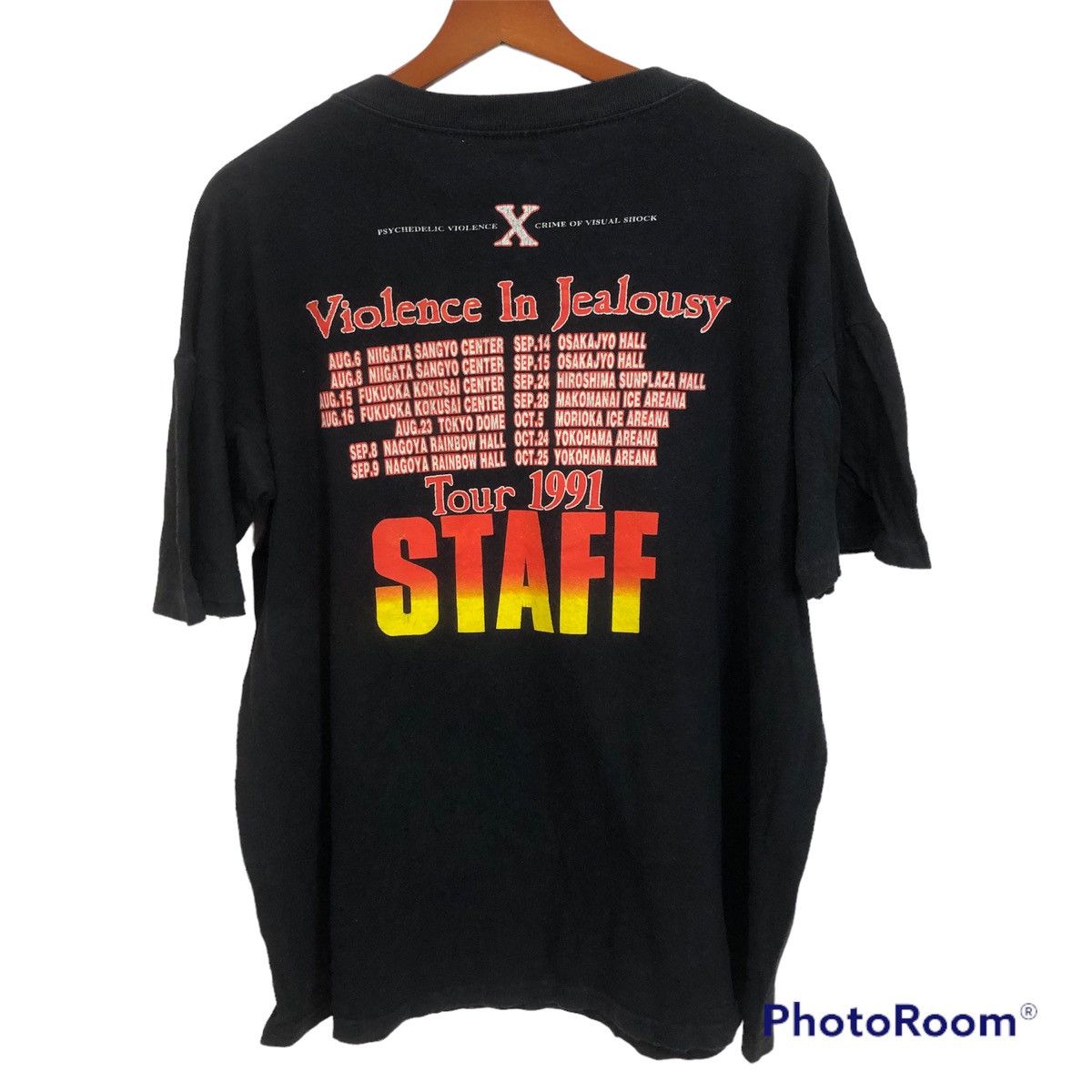 Vintage Tour 1991 Psychedelic Violence X Crime Of Visual Shock Tee