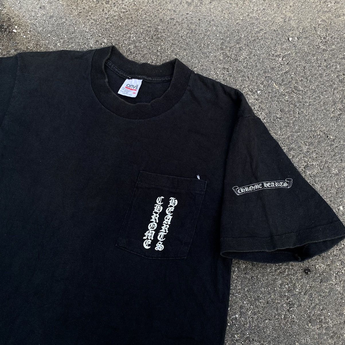 Vintage Og Chrome Hearts Anvil Tee Vtg Archive Sample Shirt Hoodie, Sweatshirt | FlexRushtees.com