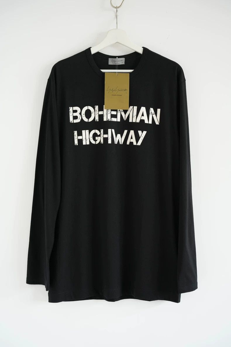 Yamamoto Yohji Yamamoto 24aw Bohemian Slogan Long Sleeve