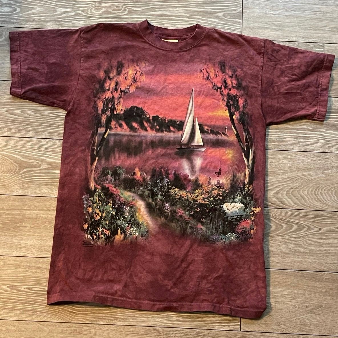 Mountain Vintage The Mountain Graphic Tee Size L Usa Made