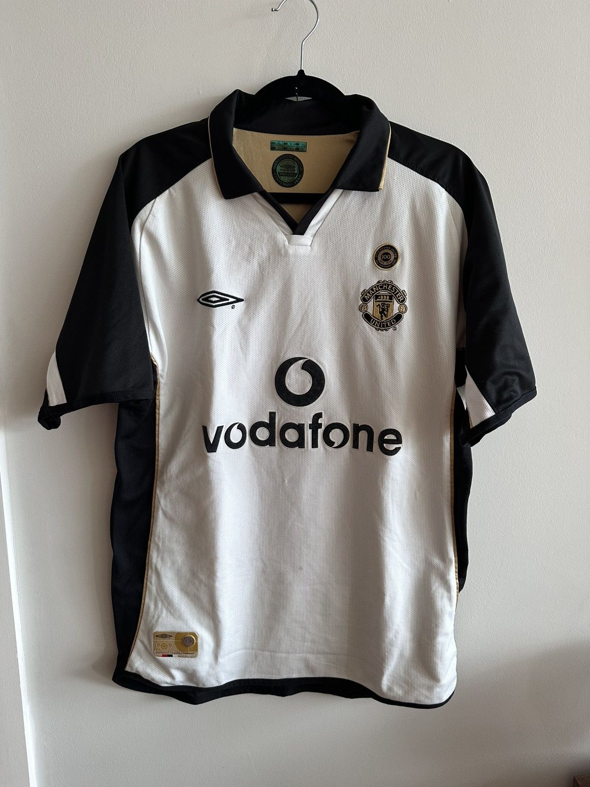 Umbro Manchester United Centenary Away Jersey 2001 2002