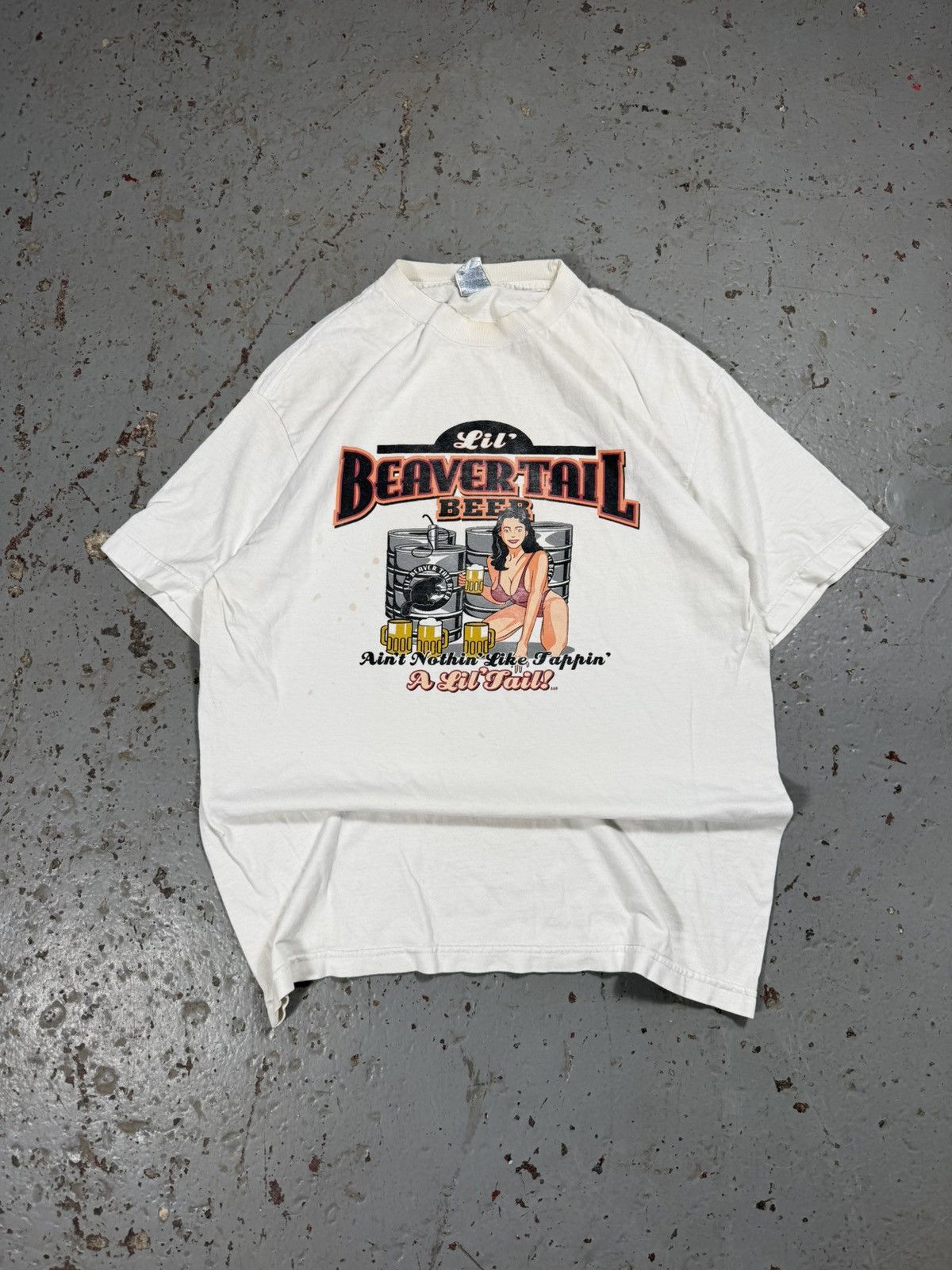 Vintage Beavertail Beer Tee Hoodie, Sweatshirt | FlexRushtees.com