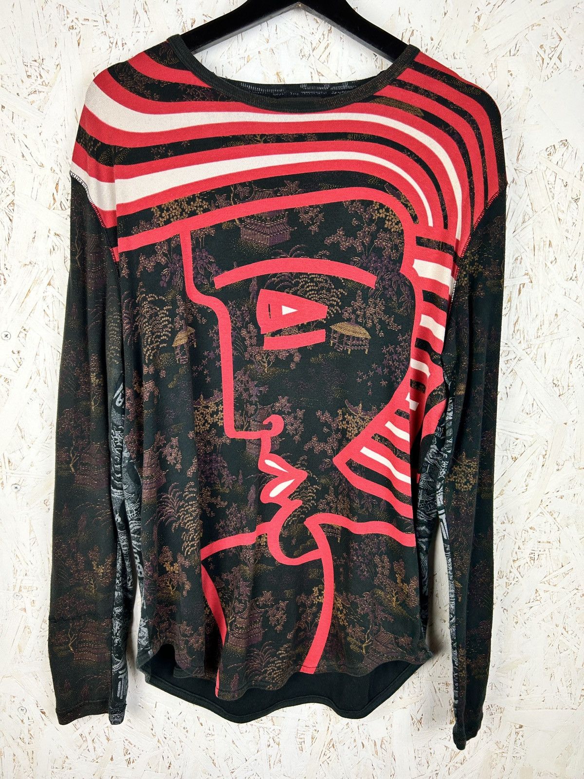 Barcelona Vintage Custo Barcelona Jpg Style Aop Japan Long Sleeve