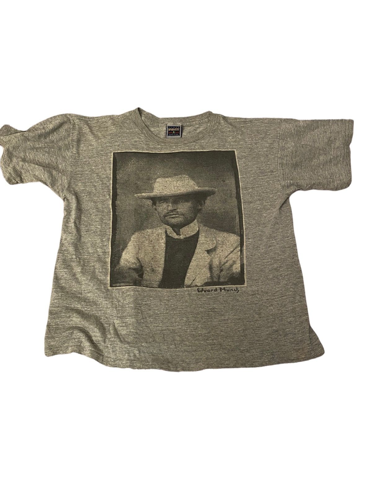 Vintage Edvard Munch Artist Portrait Shirt Hoodie, Sweatshirt | FlexRushtees.com