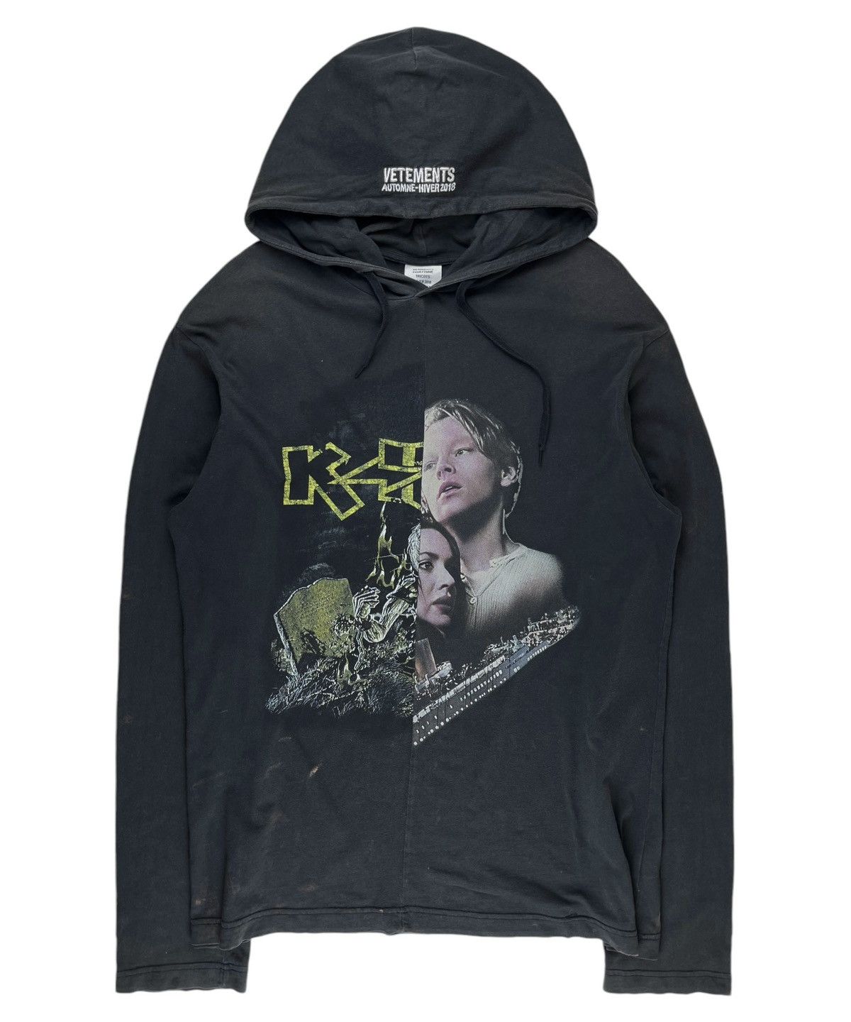 Aw17 Vetements Titanic K Hole Split Logo Tshirt Hoodie Sweatshirt | FlexRushtees.com
