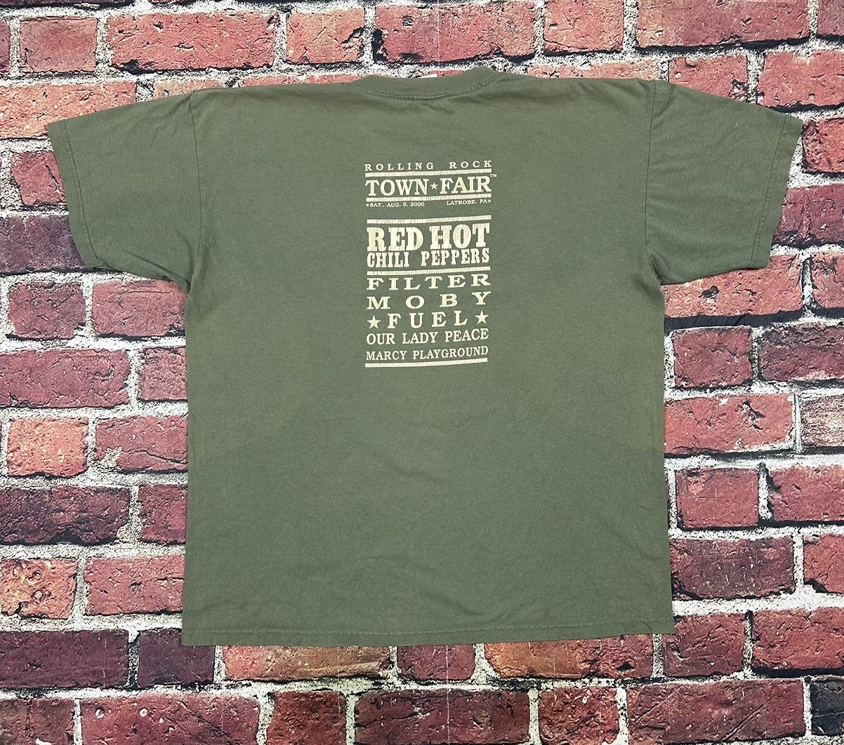 Band Tees Vintage Rolling Rock T Shirt Red Hot Chili Peppers Moby Hoodie, Sweatshirt | FlexRushtees.com