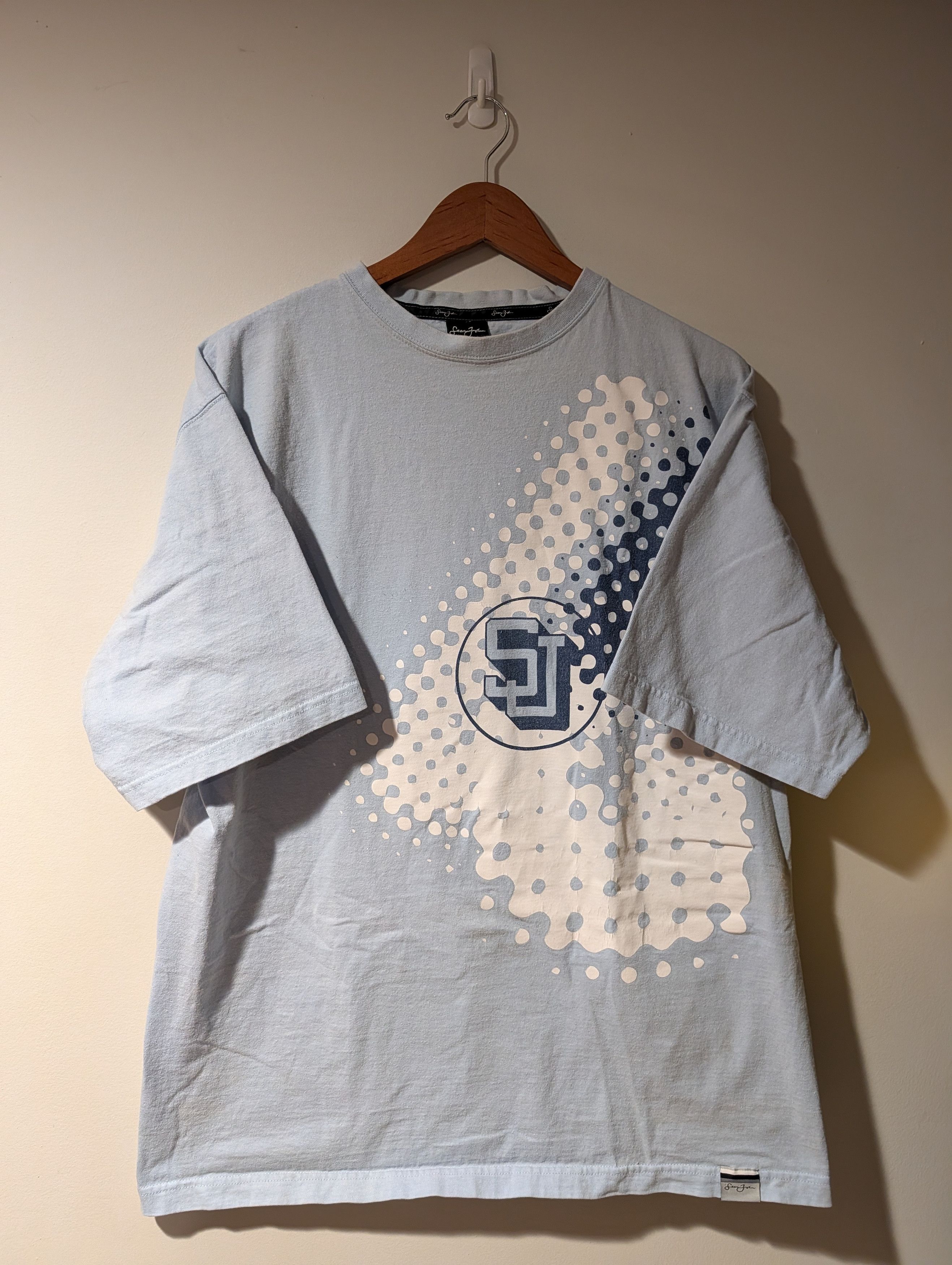 John Sean John Graphic T Shirt Sj Logo Abstract Dot Print Hoodie, Sweatshirt | FlexRushtees.com