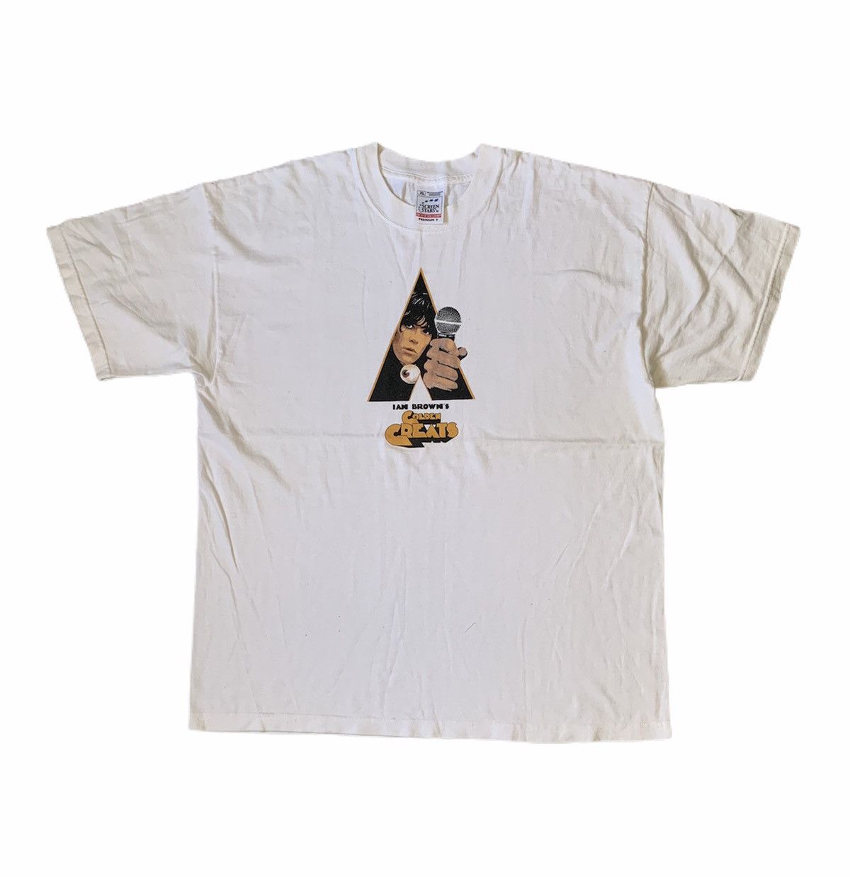 Vintage Ian Brown Shirt Stone Roses Clockwork Orange Hoodie, Sweatshirt | AU16VibeMintTees.com