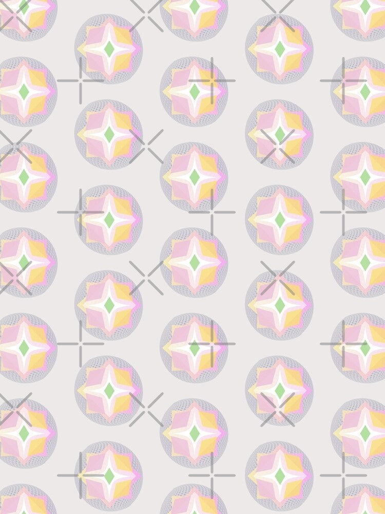 3D Polka Pink and Grey by Art Shimmers