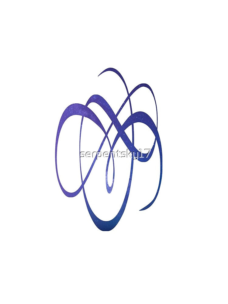 Blue Swirl Design by SerpentSkyArts