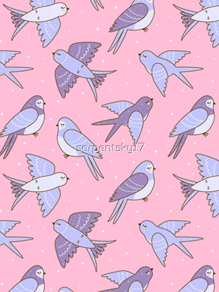 All Over Bird Pattern by SerpentSkyArts