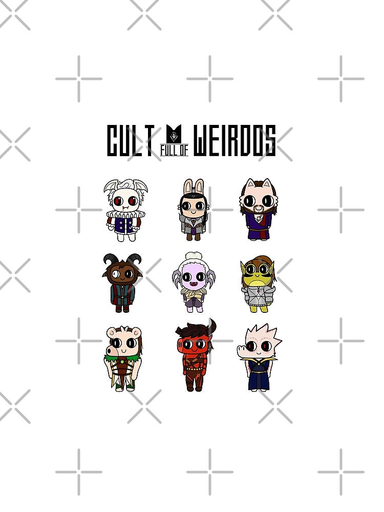 Baldurs Gate 3 x Cult of the Lamb = Cult Full of Weirdos by SadLittleLeech