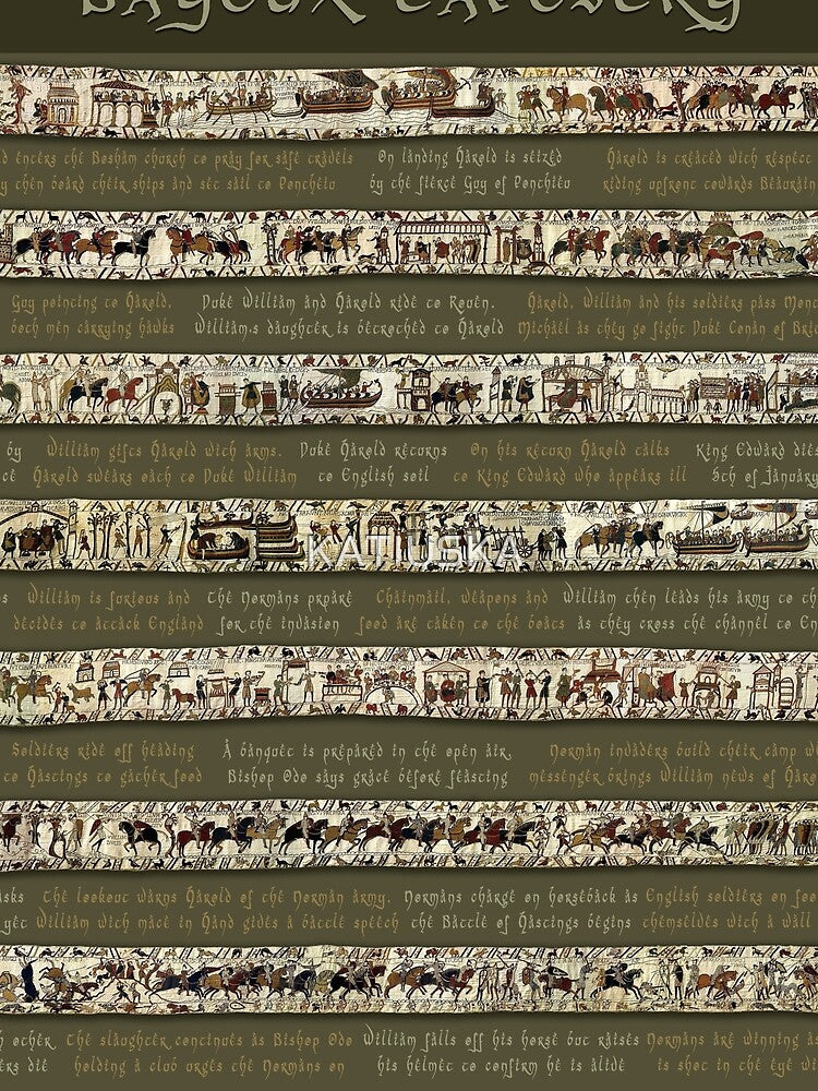 Bayeux Tapestry-Full scenes with story by KATIUSKA