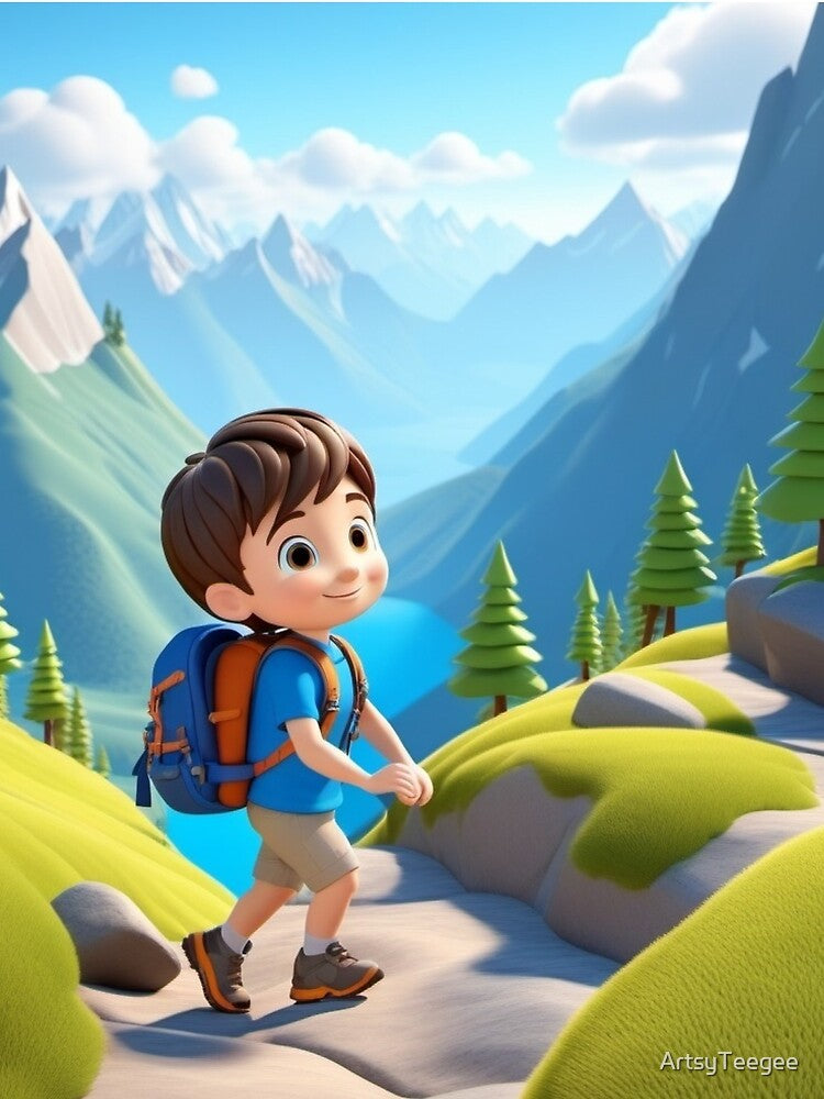 Dylan Climbing a Mountain by ArtsyTeegee