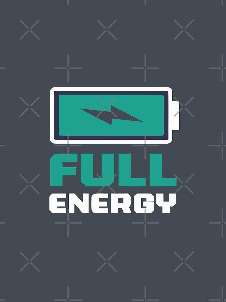 Full of energy motivation design by FoxStyle